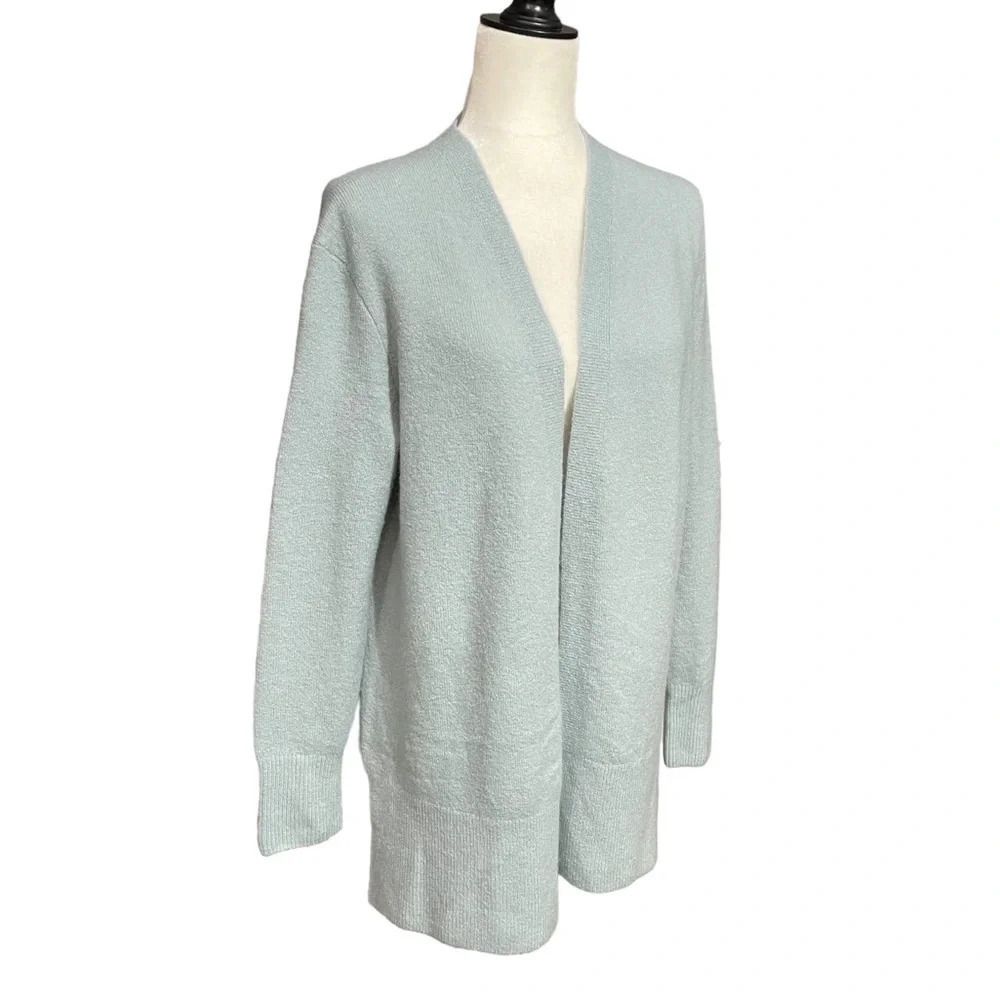 Madwell Kent Cardigan Sweater Coziest Yarn Open Front Alpaca Size Small